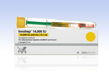 INNOHEP 14000 IU 0,7 ML 2 KULLANIMA HAZIR DOLU ENJEKTORDE ENJEKSIYONLUK/INFUZYONLUK COZELTI (2 ADET)